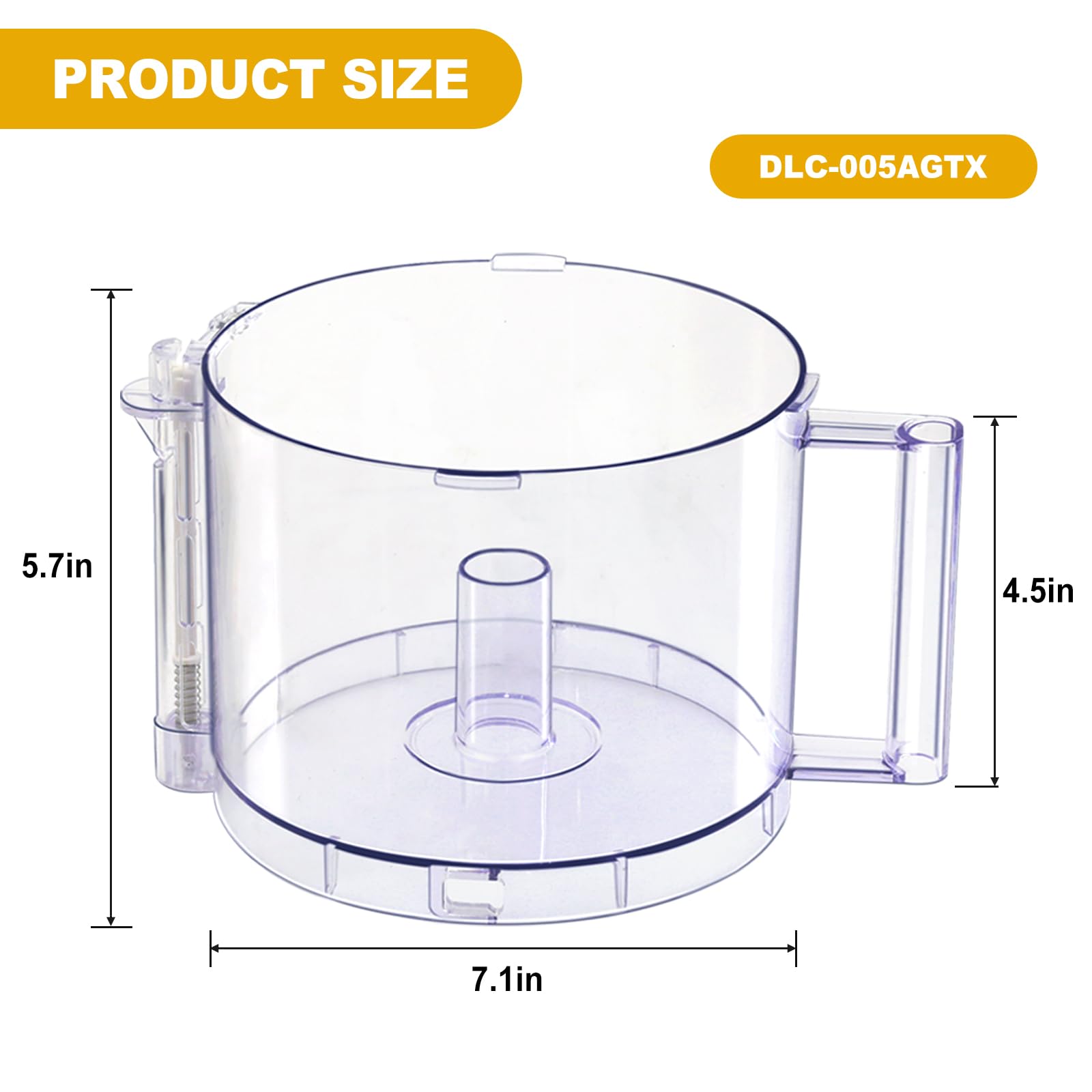 Amazon.com: DLC-005AGTXT1 Replacement 14-Cup Food Processor Work